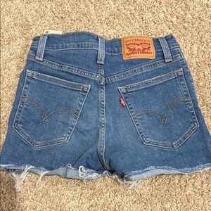 Levi's Blue Denim Cutoff Shorts